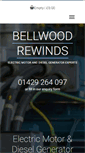Mobile Screenshot of bellwoodrewinds.co.uk