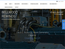 Tablet Screenshot of bellwoodrewinds.co.uk